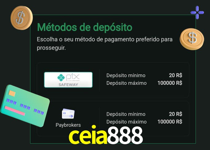 O cassino ceia888 oferece uma grande variedade de métodos de pagamento