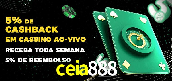 Promoções do cassino ao Vivo ceia888